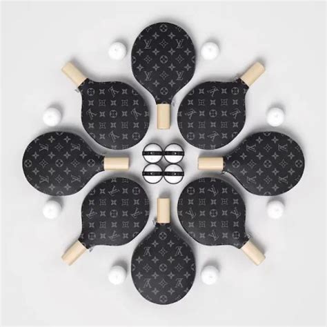 raquette ping pong louis vuitton|james ping pong set.